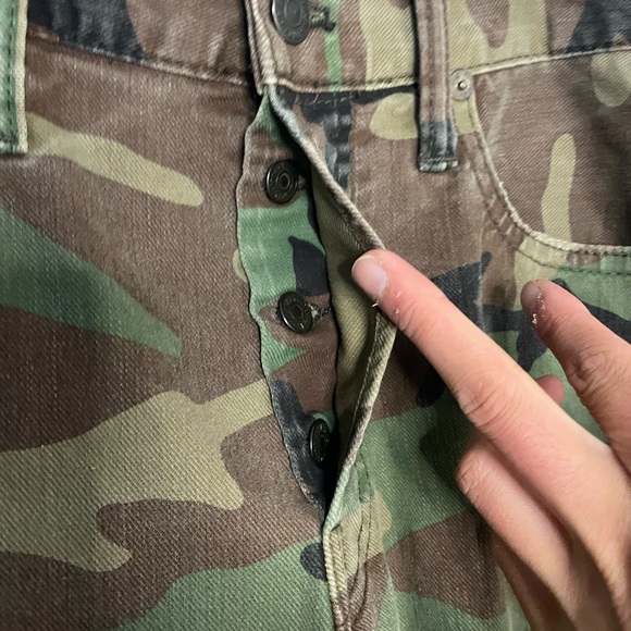 Polo Ralph Lauren Men's The Varick Slim Straight Camouflage Jeans  Size 30 x 30 - Picture 4 of 11